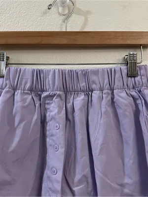 Daily Drills Poplin Resort Shorts in Wink Lavender Size XS/S thumbnail 4