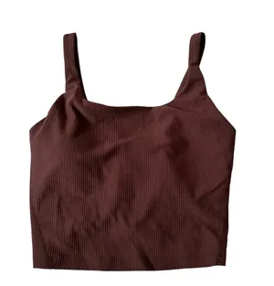 Old Navy Brown Padded Powersoft Light Support Sports Bra Women Small NWT | 54-24 thumbnail 1