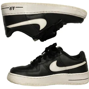 Nike Air Force 1 Black White Size 6 thumbnail 2