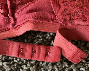 Aerie Lace Racerback Orange Unpadded Bralette thumbnail 3