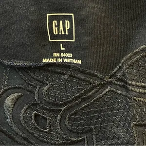 GAP Dark Navy Blue Size L Large Embellished Camisole Top thumbnail 3