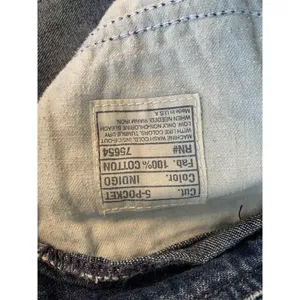 Abercrombie & Fitch Button Fly Jeans Women's 33x31 Blue Denim Wide Leg‎ USA VTG thumbnail 9