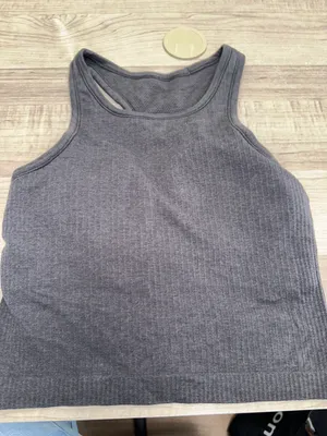 Lululemon Ebb Two Straight Cropped Razorback Tank Top thumbnail 2