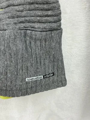 Salomon Gray Hooded Bomber Jacket with Yellow Trim 1158 thumbnail 3