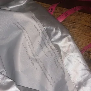 371. Athleta Metallic Silver Drawstring Bag thumbnail 5