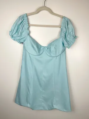 With Jean Coupe Dress in Clear Water thumbnail 4