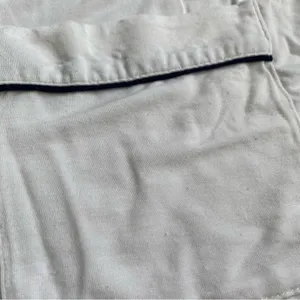 Eberjey Gisele Modal Men’s Style Button Down Pajama Top White Black Piping M thumbnail 3