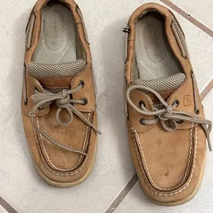 SPERRY TOP-SIDER‎ Angelfish Women’s Size 5.5 M Boat Shoes Tan Leather thumbnail 3
