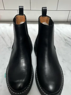 NEW & Other Stories Black Leather Chelsea Boots - Woman’s 6.5 thumbnail 7
