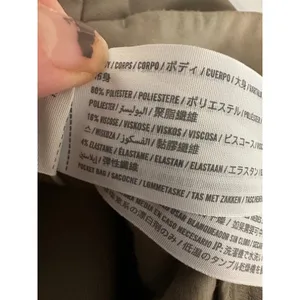 Abercrombie & Fitch Harper Tailored Ultra Wide Leg Cargo Pants‎ Size 35 Long Tan thumbnail 9