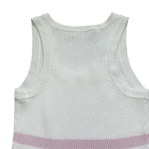 LoveShackFancy‎ Indiana Mini Dress Womens Large Tennis White Embroidered Knit thumbnail 7
