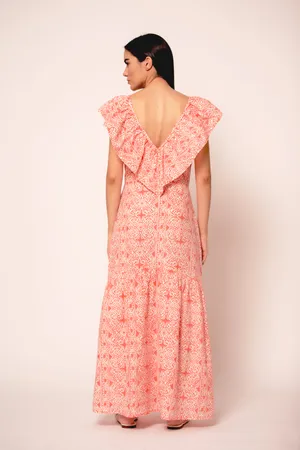 Boutique Floral maxi dress thumbnail 3