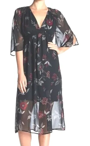 Wild Pearl Dress Sz L‎ Whimsygoth Witchcore Eyeshadow Floral Dark Fairy thumbnail 1