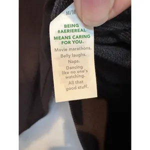 Women’s Aerie Brown Cropped Sweatshirt Size M thumbnail 5