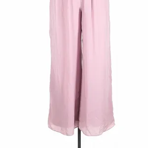 Lulus Call for Me Dusty Lavender Faux Wrap Jumpsuit Wide Leg XL Wedding thumbnail 3