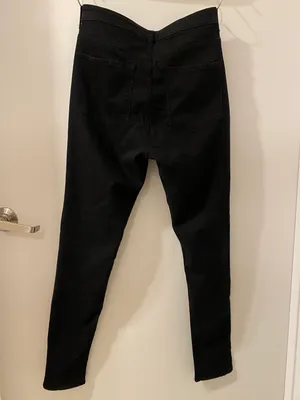 H&M Jet Black Skinny Jeans thumbnail 2
