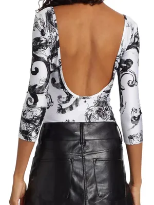 BODY MANICA LUNGA DONNA VERSACE JEANS COUTURE thumbnail 2