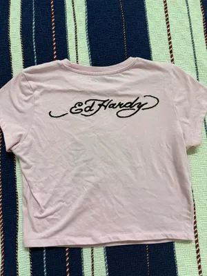 Ed Hardy Pink Croptop thumbnail 3