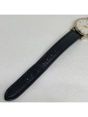 Vintage America Perry Ellis watch women classic 27mm quartz gold tone running thumbnail 5