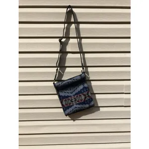 Pendleton Crossbody Small Wool Purse Satchel Handbag Wallet‎ Aztec Blue thumbnail 2