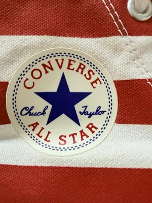 VINTAGE: Converse | Chuck Taylor All-Star high tops, Stars & Stripes. Size: 4.5/Men, 6.5/Women thumbnail 7