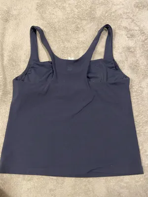All In Motion Navy Blue Racerback Tank Top thumbnail 2