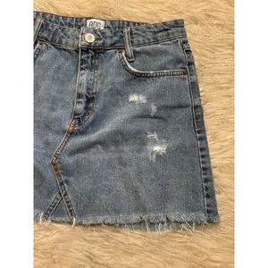 BDG Urban Outfitters Women’s Blue Distressed Denim Skirt Size M thumbnail 9