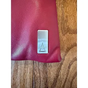 Anne Klein leather red shoulder bag with matching wallet thumbnail 4