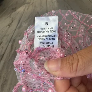 Pink Sequin Women's Top Size M thumbnail 3