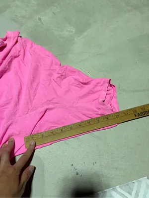 aerie Bright Pink Oversized Crew Tee small thumbnail 3