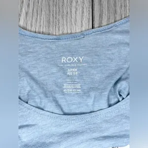 ROXY Women’s Blue Waikiki Beach Summer Tank Top thumbnail 4