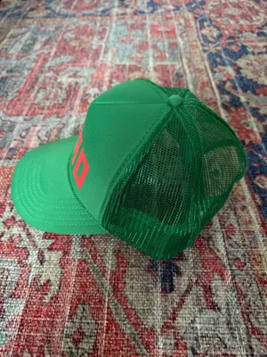 clare v ciao trucker hat Green thumbnail 3