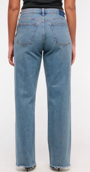 Abercrombie Jeans The Baggy Low-Rise Curve Love Long thumbnail 2