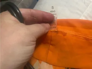 2 piece bikini with cover skirt Orange thumbnail 5