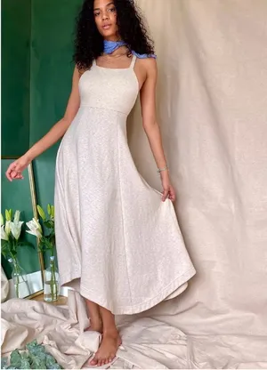 Free People Beach Stay Salty Midi Dress thumbnail 2