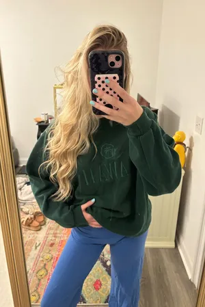 Sweatshirt Green Size oversized fit thumbnail 1