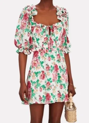 For Love and Lemons Floral Mini Dress size XS thumbnail 1