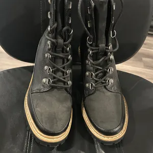A New Day Black Faux Leather Women’s Boots size 6 thumbnail 2