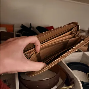 Michael Kors Gold and Tan Wallet thumbnail 4