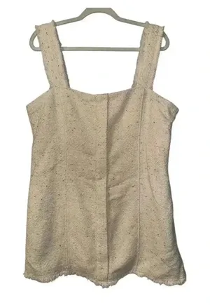 House of Harlow 1960 Cream Tweed Mini Dress, XL‎ thumbnail 1