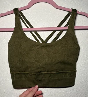 Lululemon Athletica Olive Sports Bra thumbnail 1