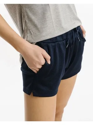 Zyia Active Women's Blue Relaxed Texture Shorts Size XL (Runs Small) NWT thumbnail 4