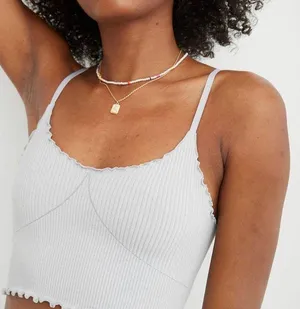Aerie seamless rib corset bra top thumbnail 2