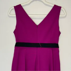 Trina Turk Faux Wrap Sleeveless V-neck Knee Length Party Cocktail Dress‎ Sz 6 thumbnail 7