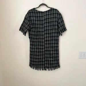 Storia tweed black and white dress▪️size S thumbnail 10
