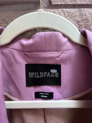 Wildfang The Empower Colorblock Tux Blazer Mauve Black Womens Tailored Medium thumbnail 3