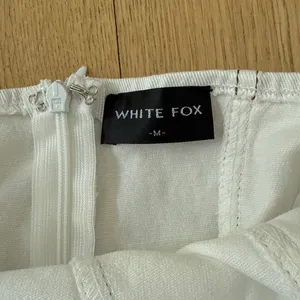 White Fox Mini Dress Strapless Wandering Heart Size M White thumbnail 2