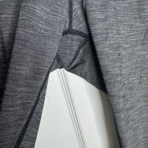 LULULEMON Wunder Under‎ Heathered Gray Full Length Leggings size 6 EUC thumbnail 6