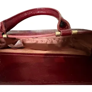 Zara Textured Burgundy Red Handbag Ref 6813/410 NWOT thumbnail 14