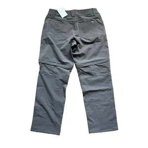 NWT LL Bean Pants Women’s Gray Convertible Shorts Zip Off No Fly Zone 8P thumbnail 3